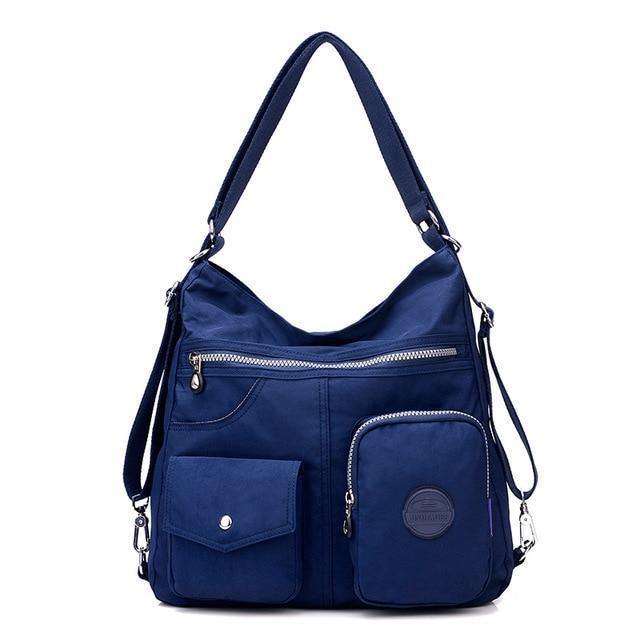 Multi-Pocket Casual Shoulder Bag