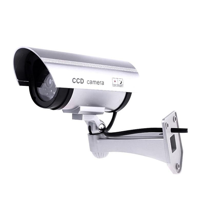 Waterproof Outdoor Dummy CCTV Camera With Led Lights