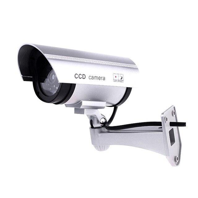 Waterproof Outdoor Dummy CCTV Camera With Led Lights