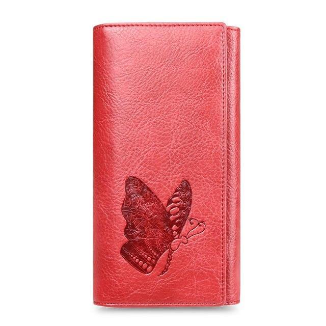 Butterfly Genuine Leather Wallet