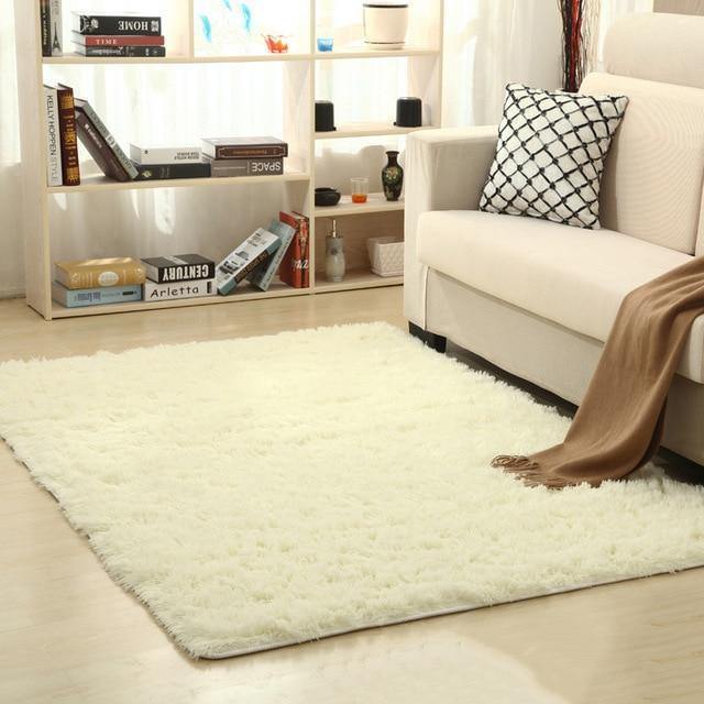 Silk Hair Plush Non-Slip Rug