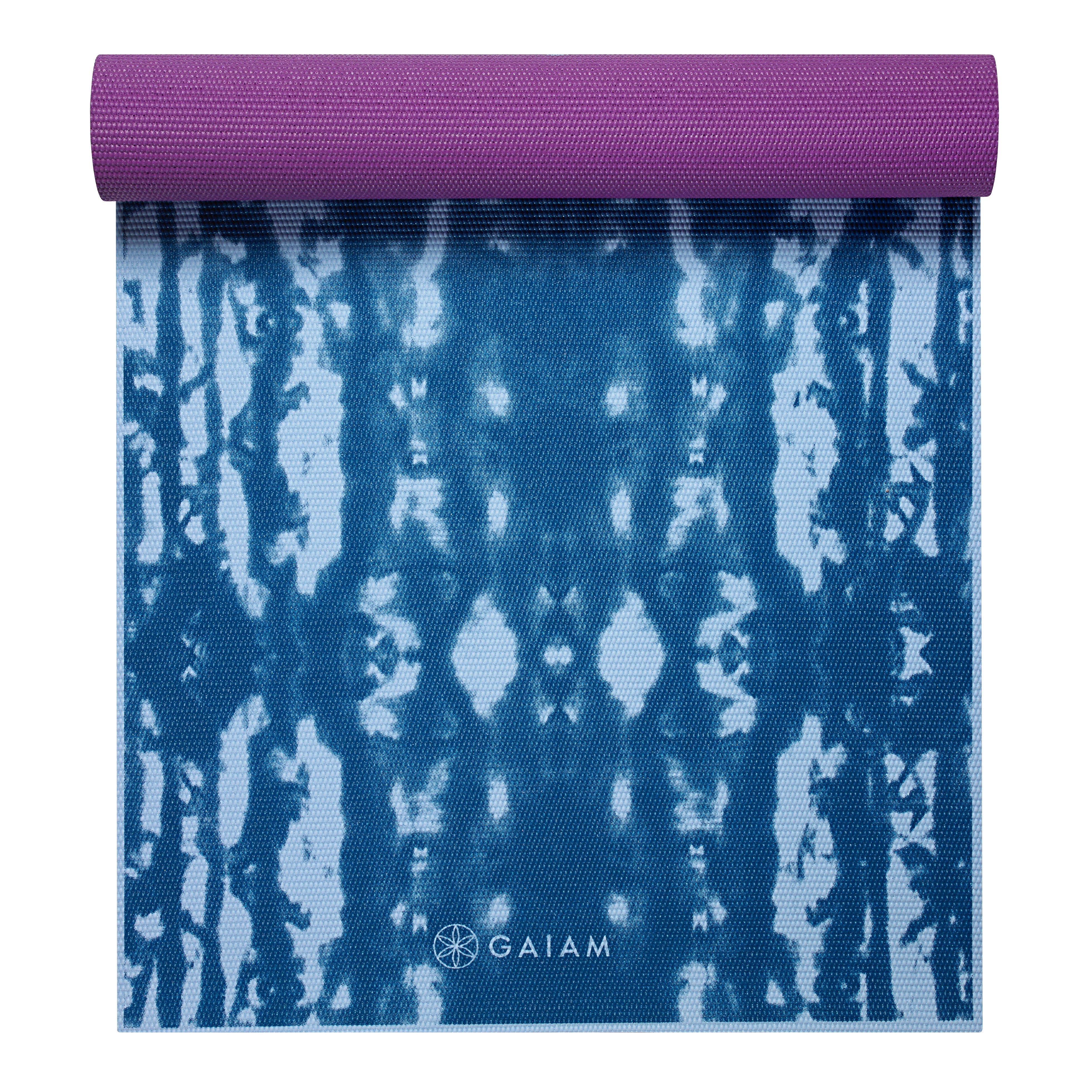 Premium Reversible Purple Lotus Yoga Mat (6mm)