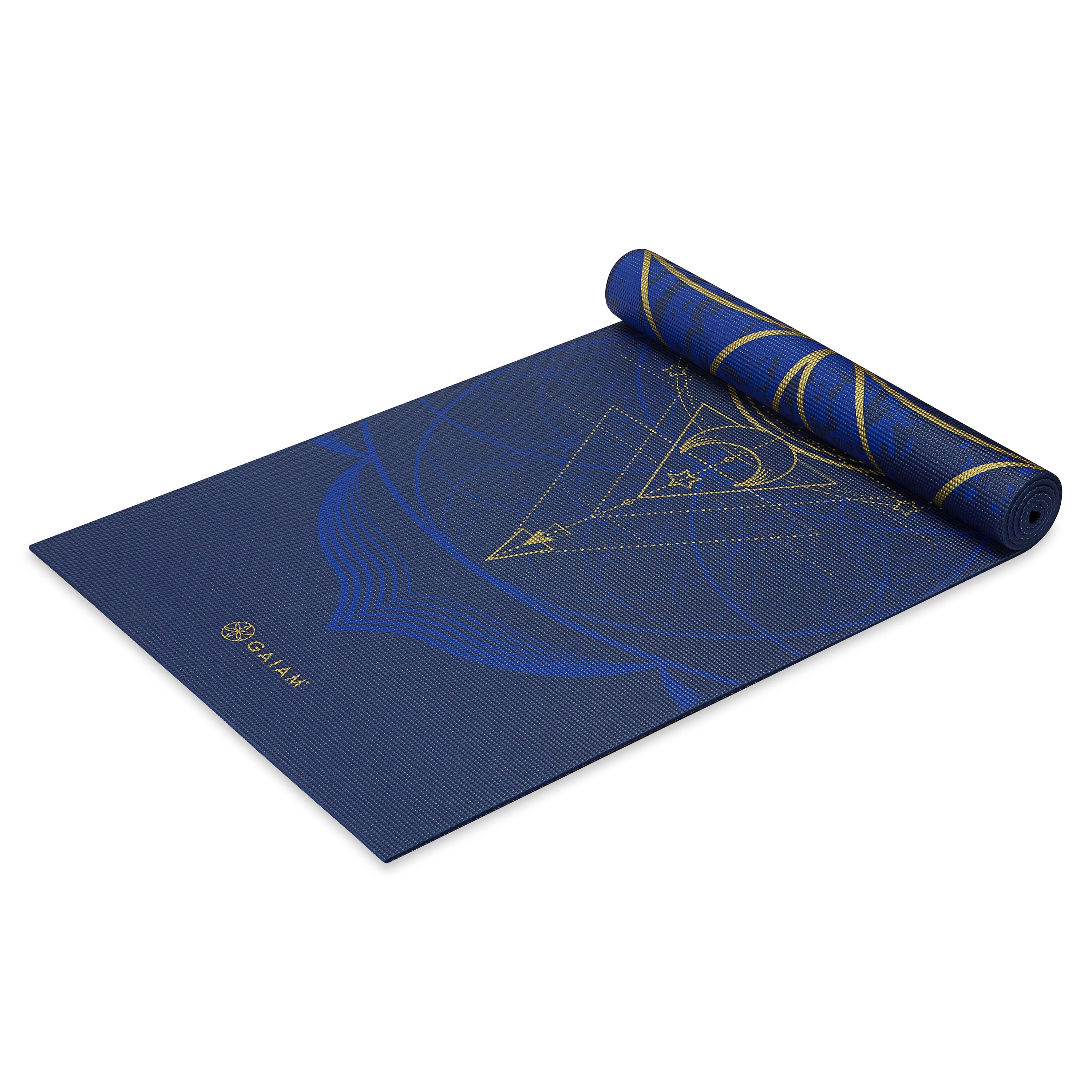 Premium Reversible Metallic Sun & Moon Yoga Mat (6mm)