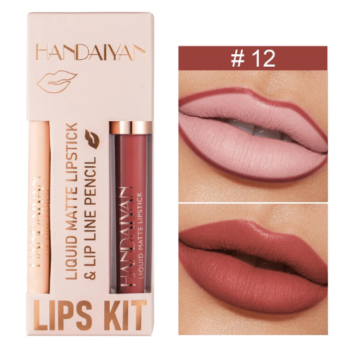 Lip Liner and Matte Liquid Lipstick Set