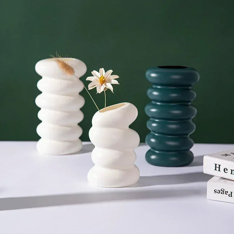 Nordic Plastic Flower Vase