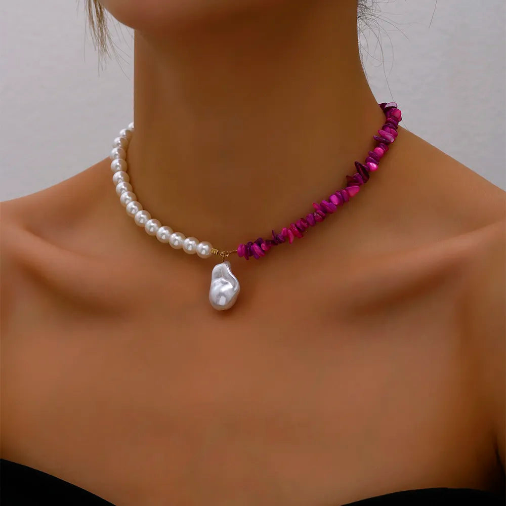 Elegant Imitation Pearl Necklace