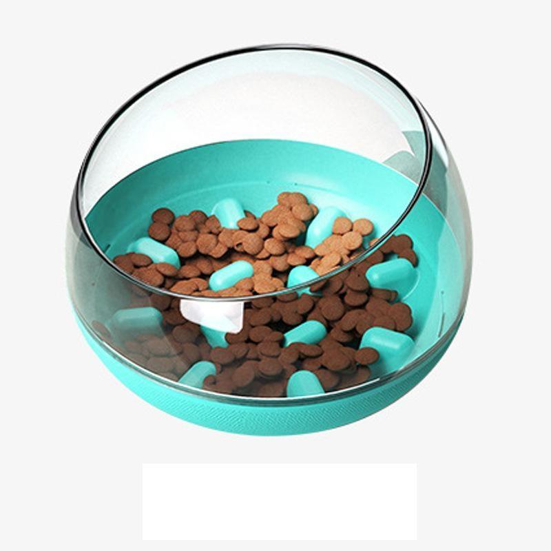 Cylindrical Shaped Slow Food Pet Bowl