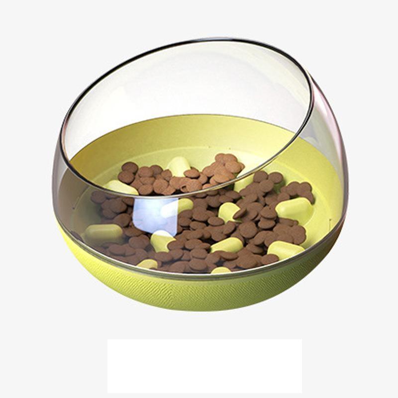 Cylindrical Shaped Slow Food Pet Bowl