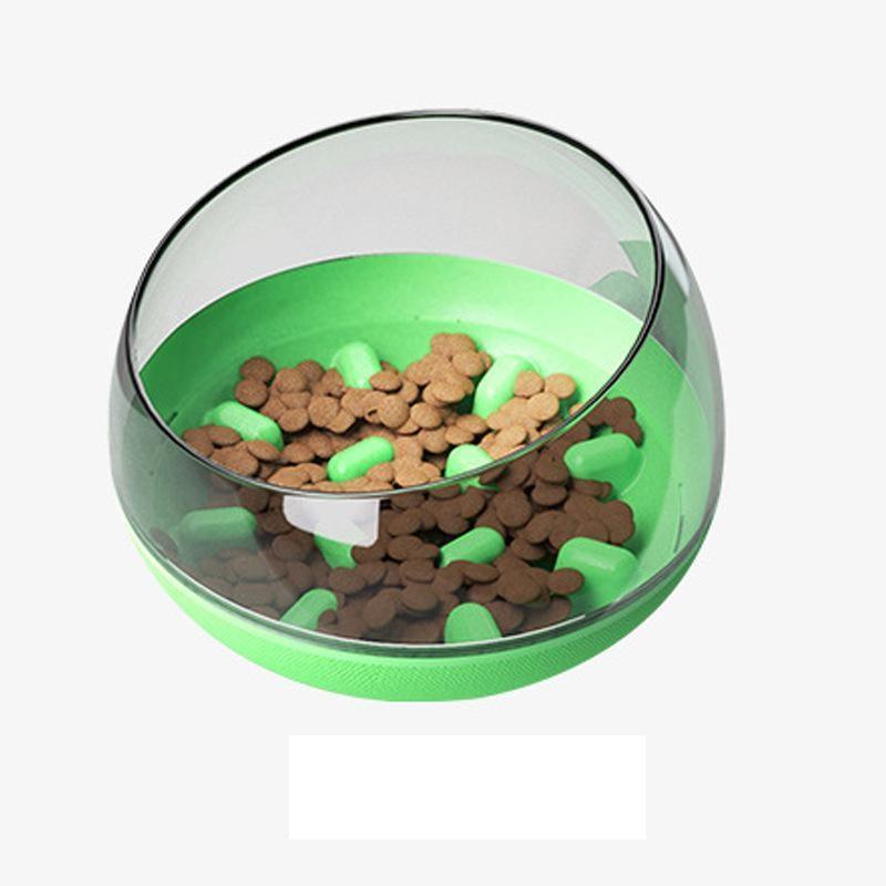 Cylindrical Shaped Slow Food Pet Bowl