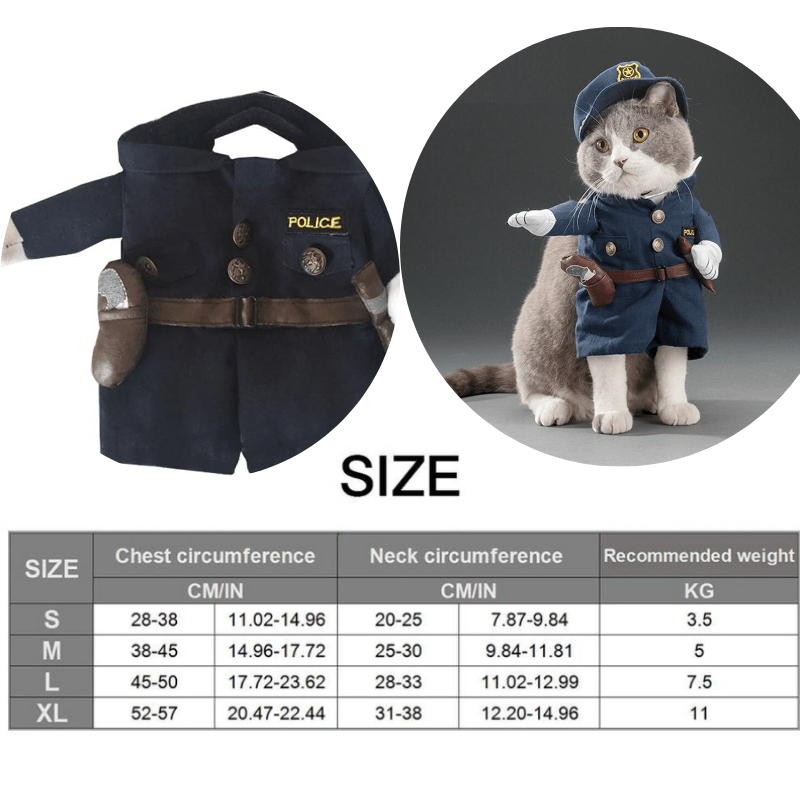 Navy Police -  Pet Halloween Costume