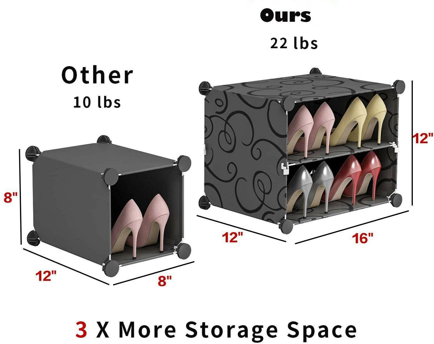 7 Tiers Portable Shoe Rack