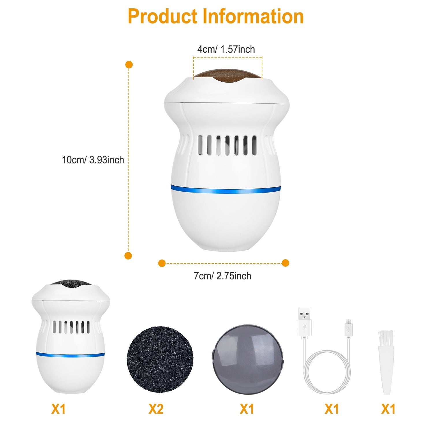 Electric Callus Grinder USB Rechargeable