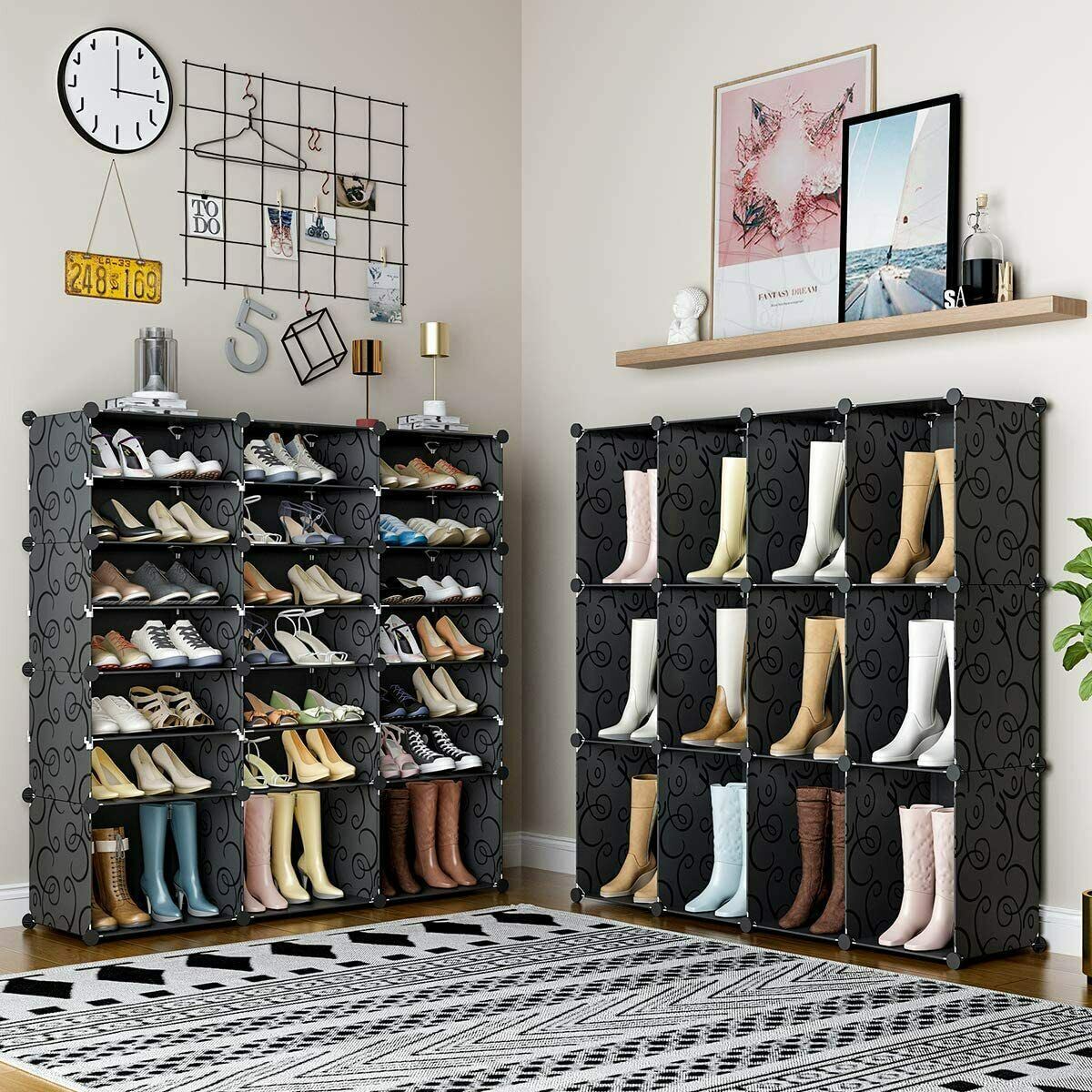 7 Tiers Portable Shoe Rack