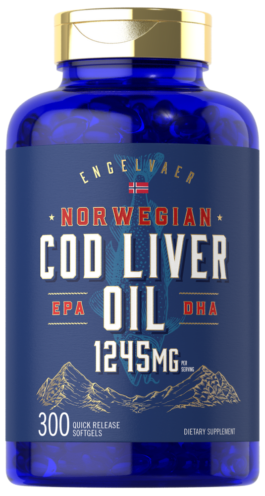 Cod Liver Oil 1245mg | 300 Softgels