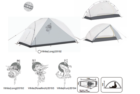 Kailasgear.com Master (Impression) 1-person Camping Tent -Kailasgear Store