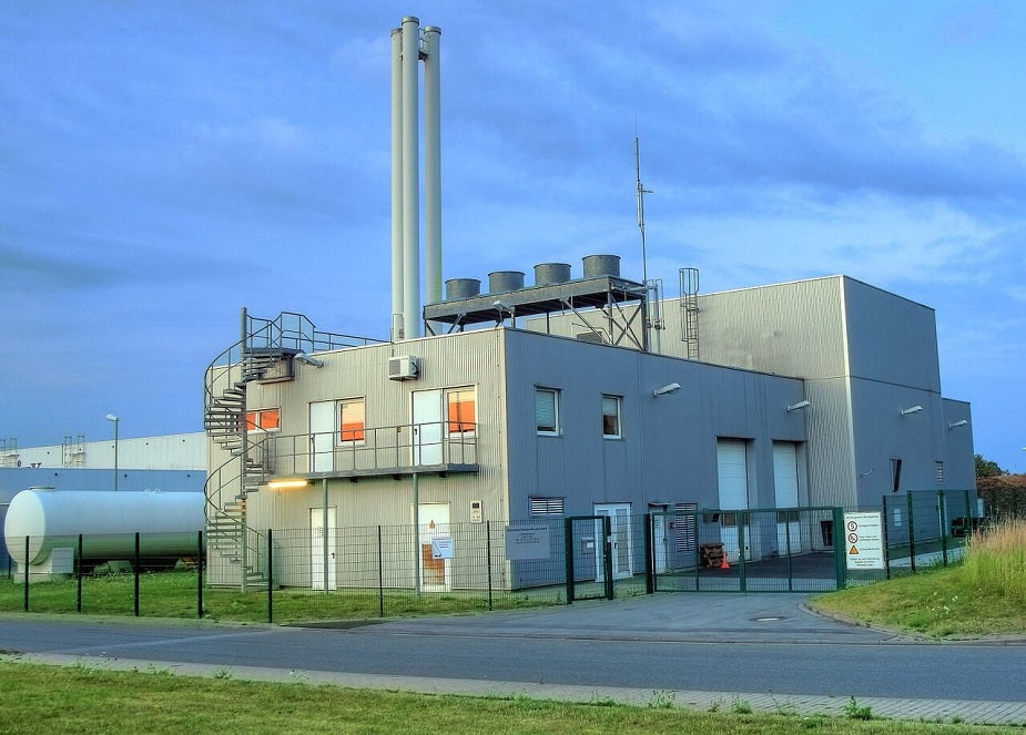 biomass heating power plant