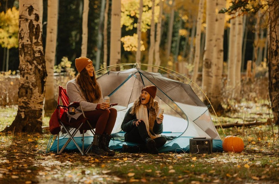 bring solar generator while camping