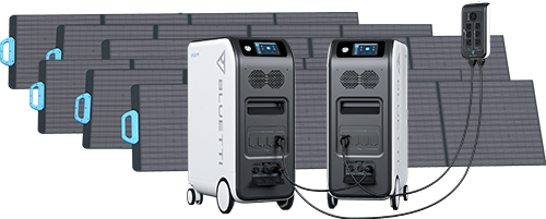   2×EP500 & 6×PV200 & Split Phase Fusion Box