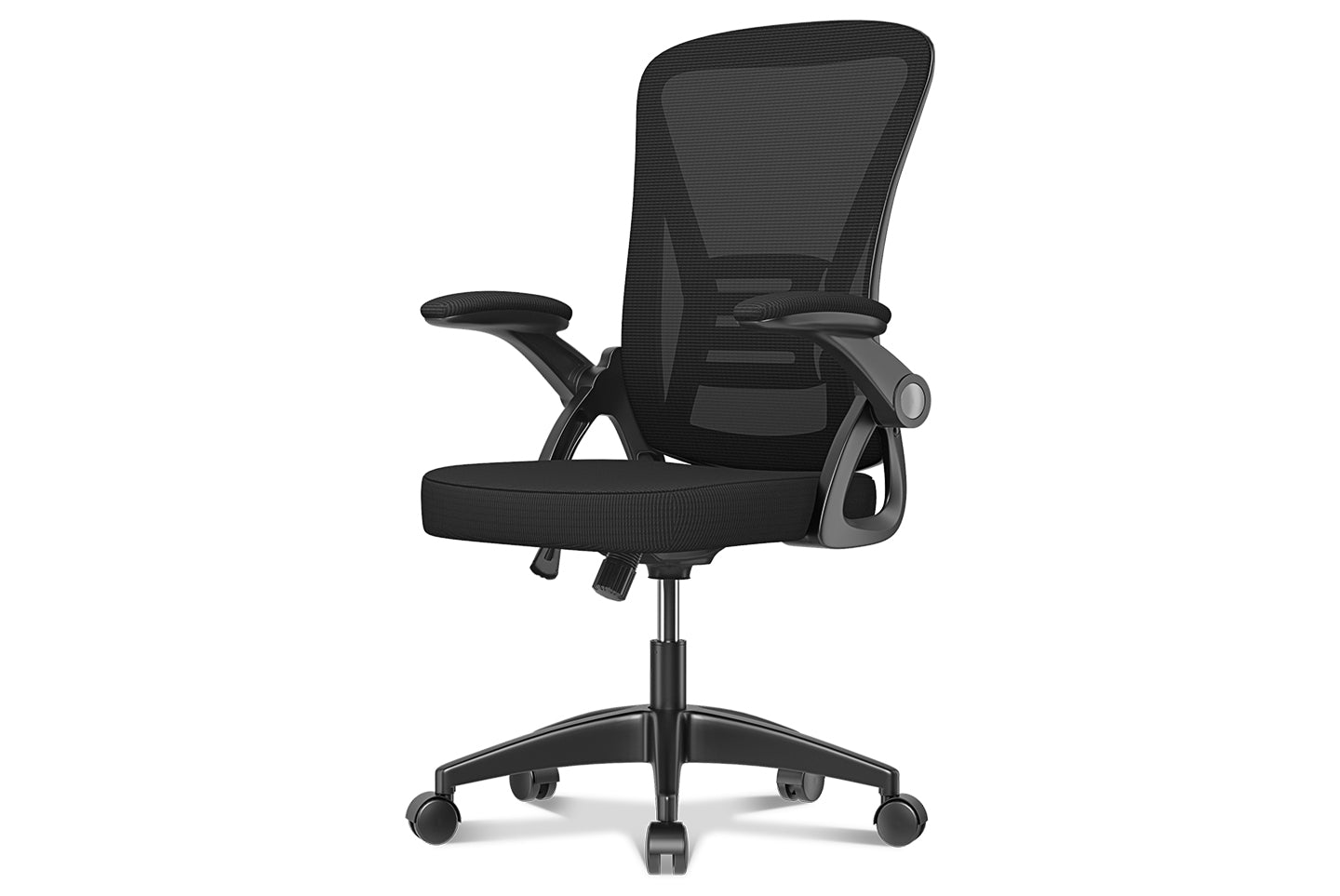 Product photograph of Office Chair Ergonomic Desk Chair With 90 Flip-up Armrest Height Adjustable For Home Office Black from RattanTree
