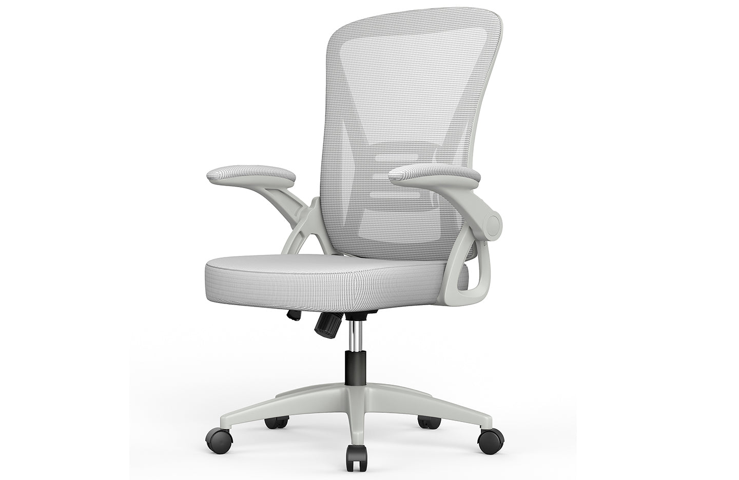 Product photograph of Office Chair Ergonomic Desk Chair With 90 Flip-up Armrest Height Adjustable For Home Office Grey from RattanTree