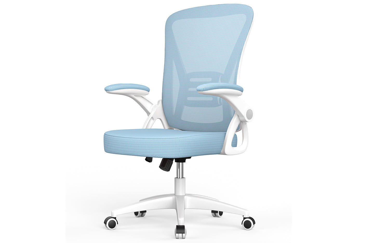 Product photograph of Office Chair Ergonomic Desk Chair With 90 Flip-up Armrest Height Adjustable For Home Office Blue White from RattanTree