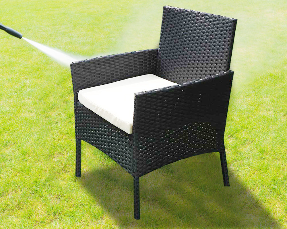 Clean Rattan Furniture with Pressure Washer