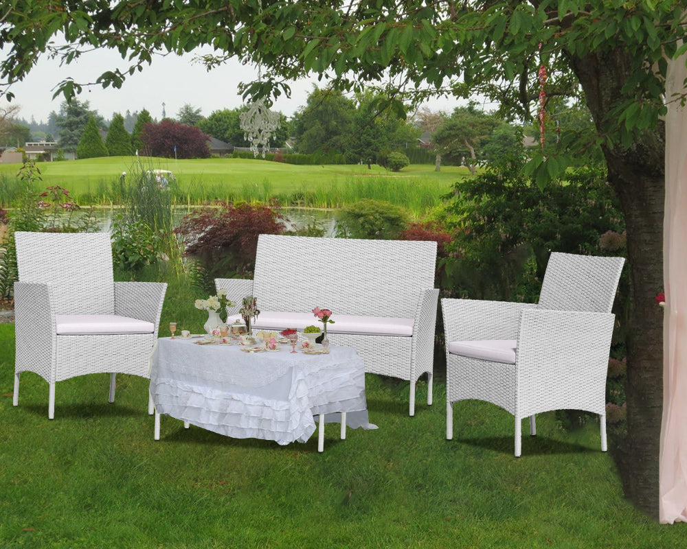 Create a Vintage Tea Party with Rattan Garden Furniture