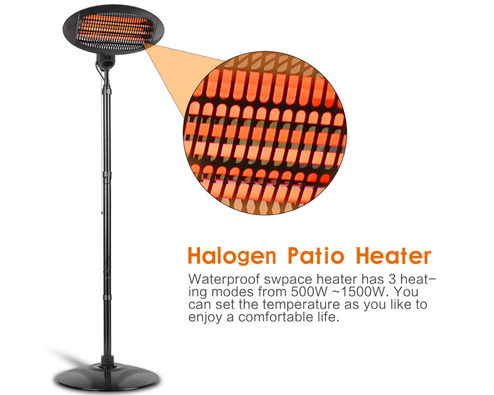 Halogen Electric Patio Heater