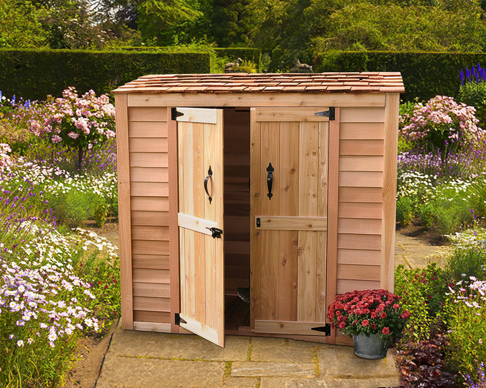 Storage Shed for Rattan Furniture Cushions