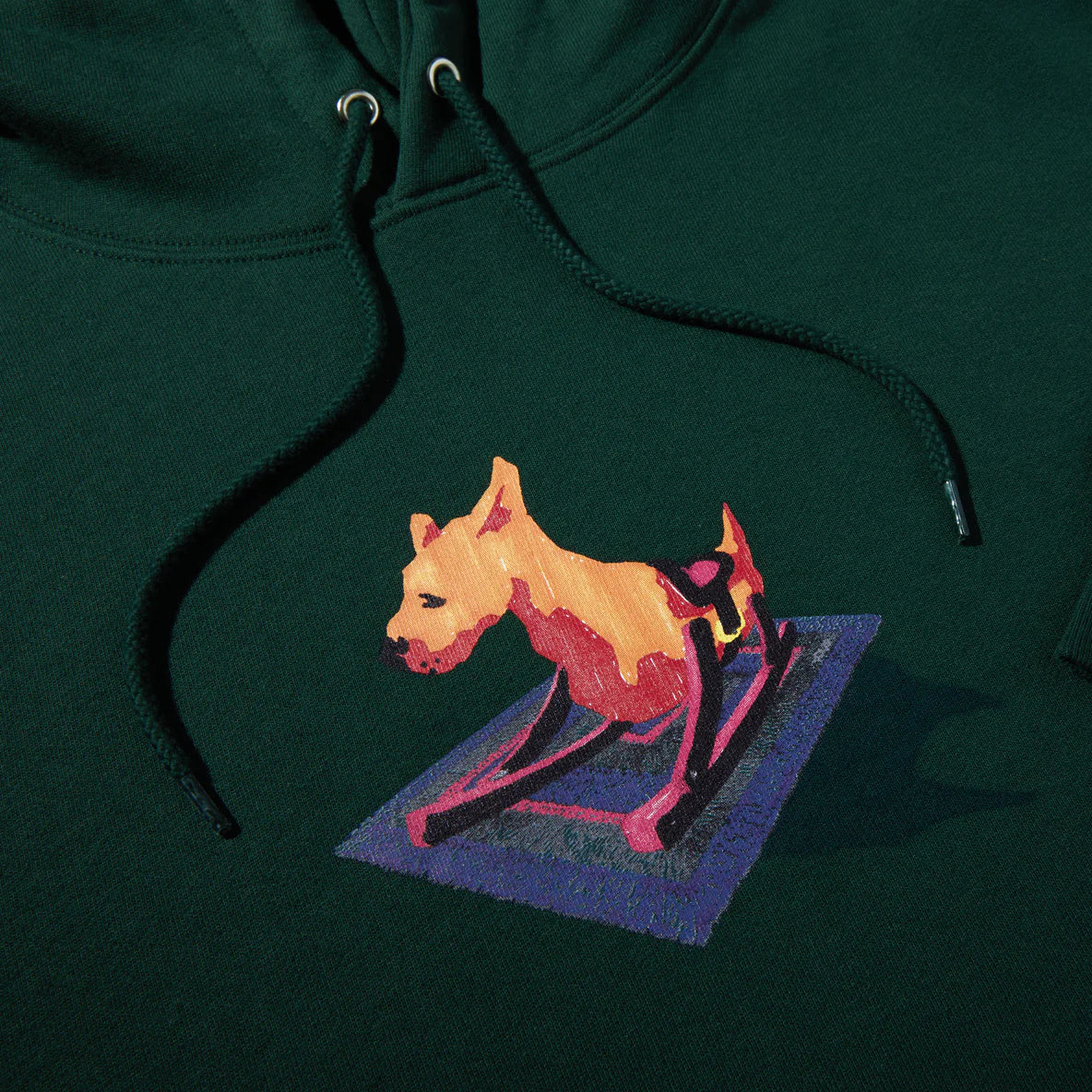 Polar Skate Co. Dave Hooded Sweatshirt (Green)