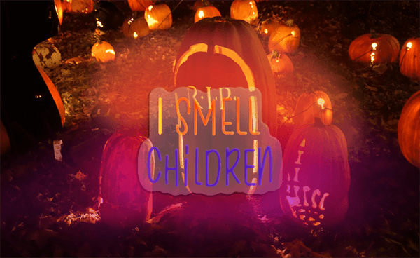 I Smell Children Halloween Decor Neon Signs 2