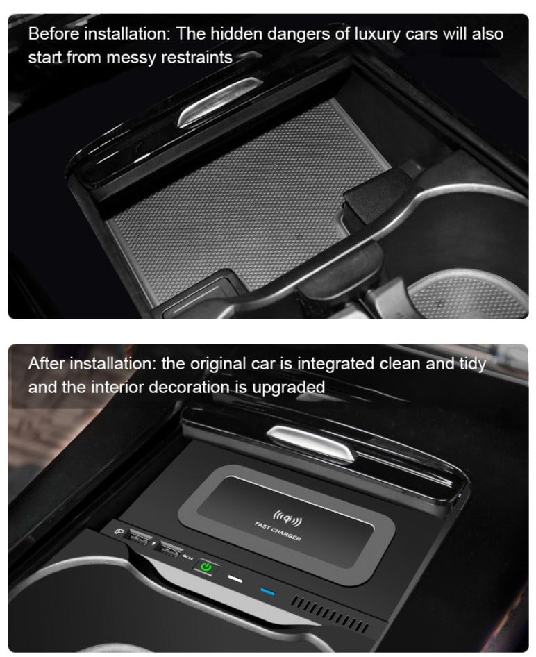 Car Wireless Mercedes A-CLASS Mobile Phone Charger 2019-2023