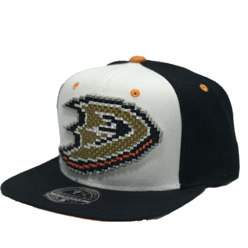 D Logo 8-Bit Fitted Cap