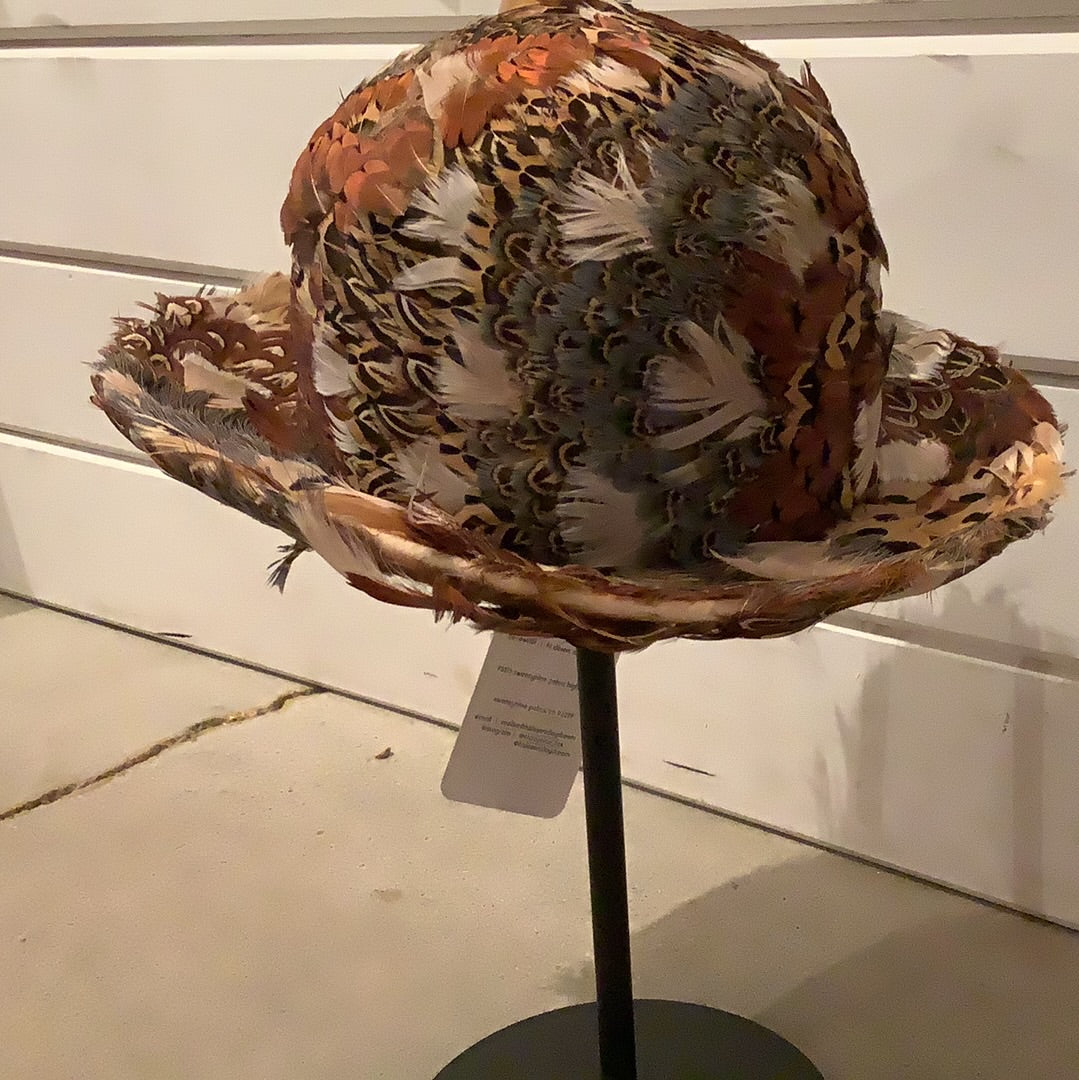 Vintage Bespoke Chicken Feather Hat