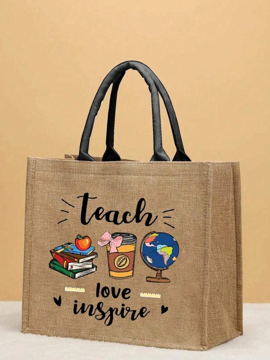 Versatile Linen Tote Bag: The Perfect Teacher Appreciation Gift for Every Occasion