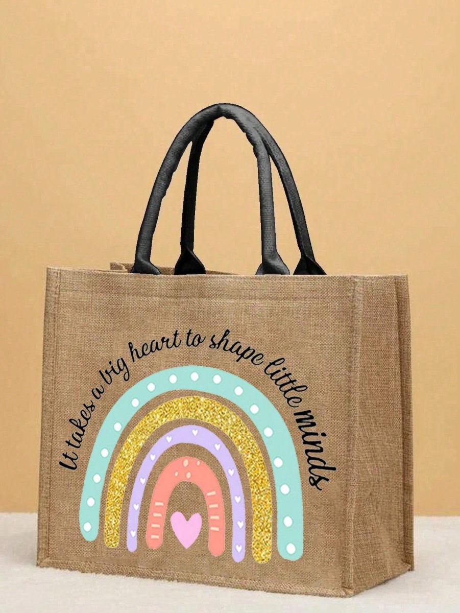 Versatile Linen Tote Bag: The Perfect Teacher Appreciation Gift for Every Occasion