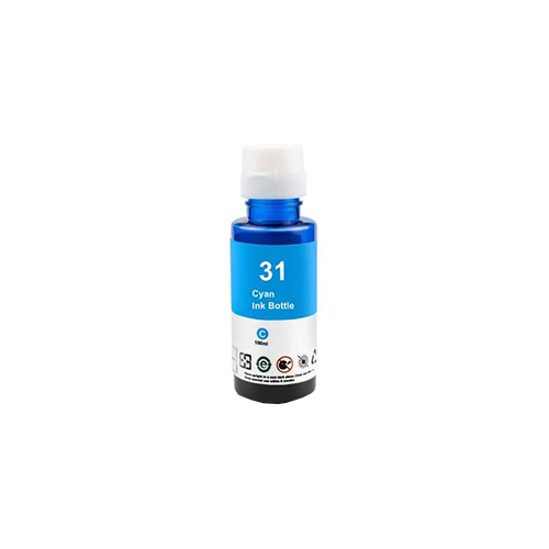 Compatible HP 31 (1VU26AN) High Yield 70mL Ink Bottle - Cyan