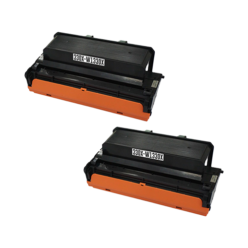 Compatible HP 330X (W1330X) High Yield Toner Cartridge - Black - 2 Pack