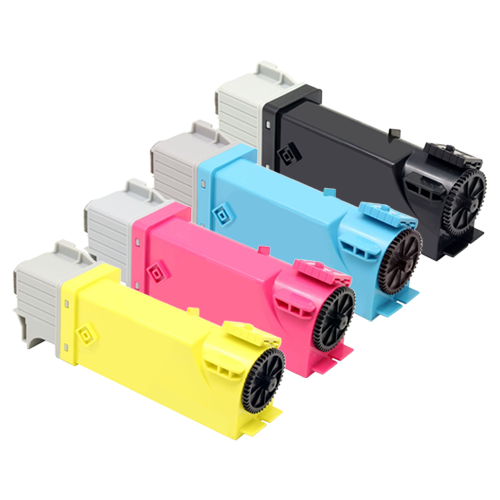 Compatible Xerox Phaser 6500 High Yield Toner Cartridges - 4-Pack Color Set ( 106R01594, 106R01595, 106R01596, 106R01597 )