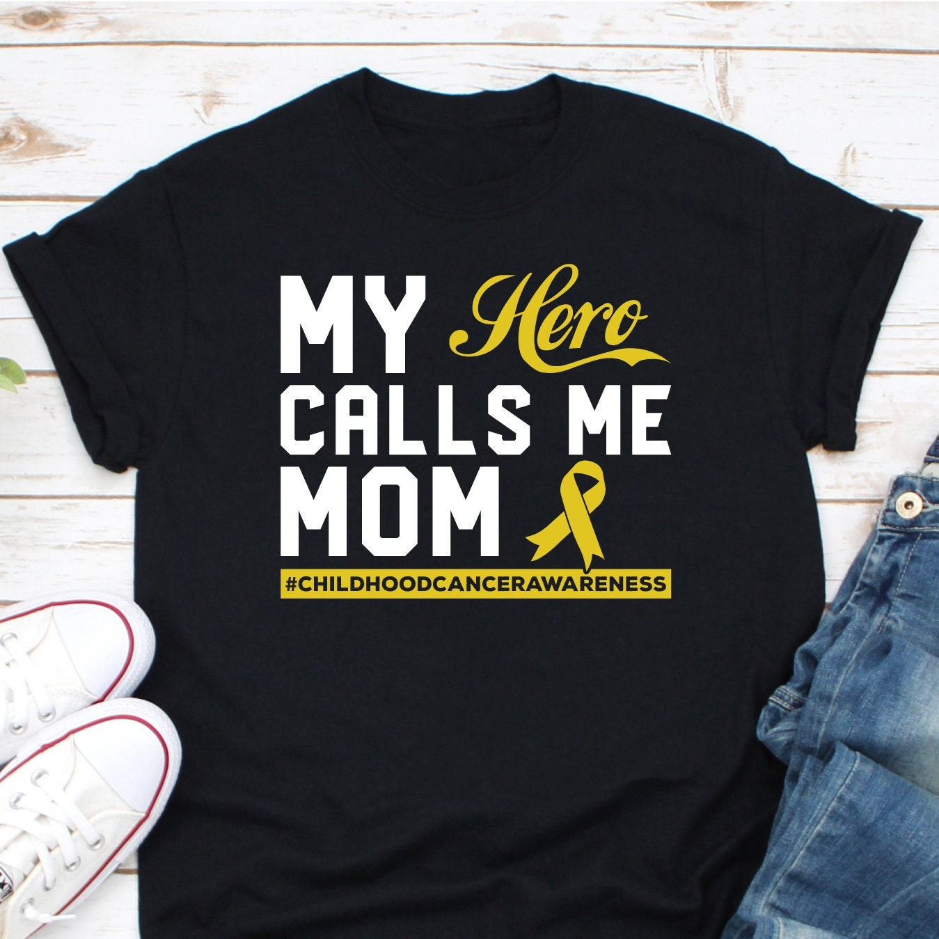 Childhood Cancer Shirt Childhood Cancer Awareness For Mom Cancer Warrior T Shirt