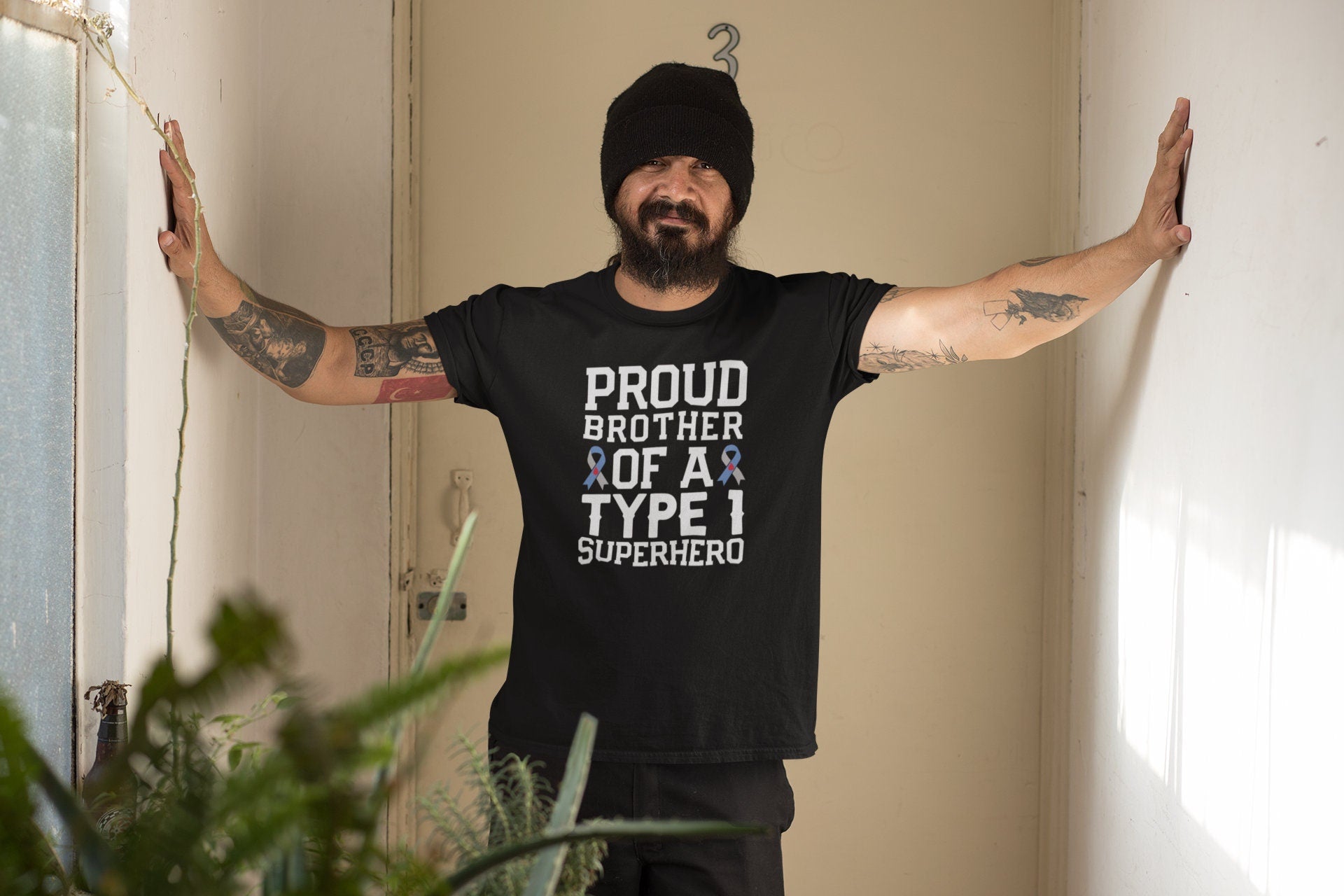 Proud Brother Of a Type 1 Superhero Type 1 Diabetes Shirt, T1D Fighter T1D Proud Brother