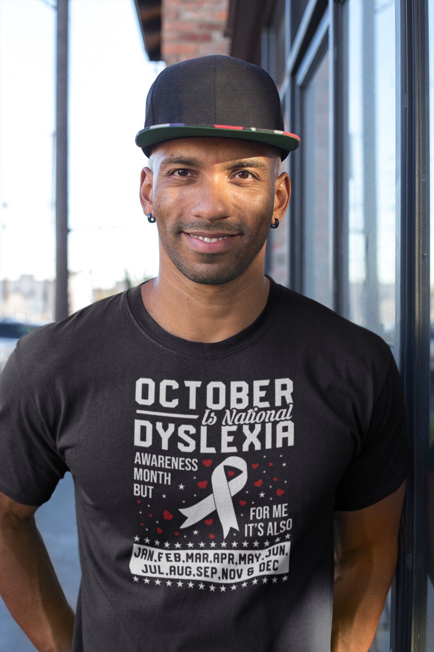 October is Dyslexia Awareness Month Shirt Ribbon Shirt Dyslexia Teacher Tshirt Dyslexia October Gift