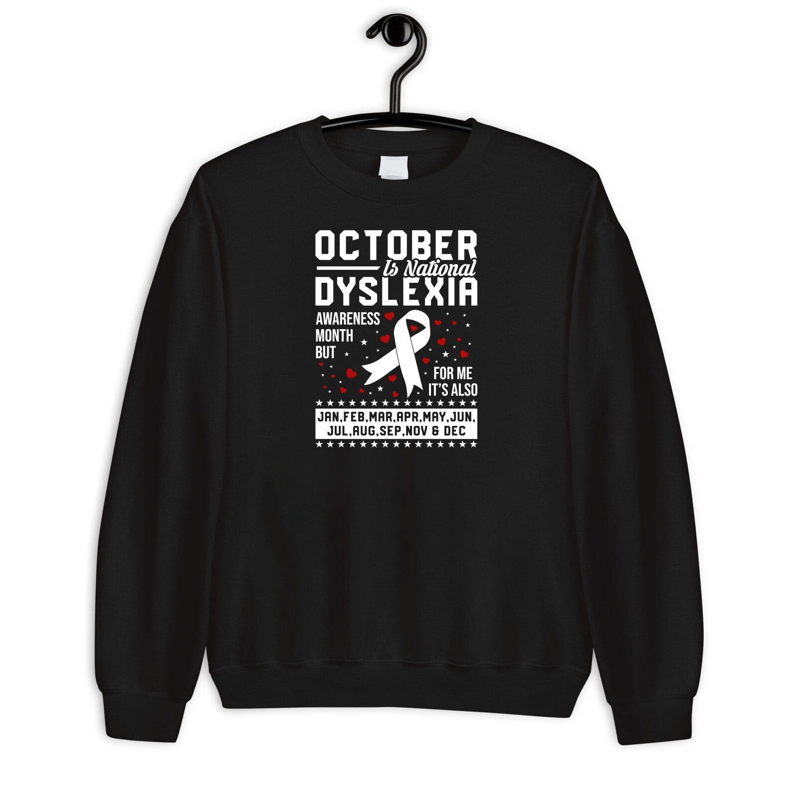 October is Dyslexia Awareness Month Shirt Ribbon Shirt Dyslexia Teacher Tshirt Dyslexia October Gift