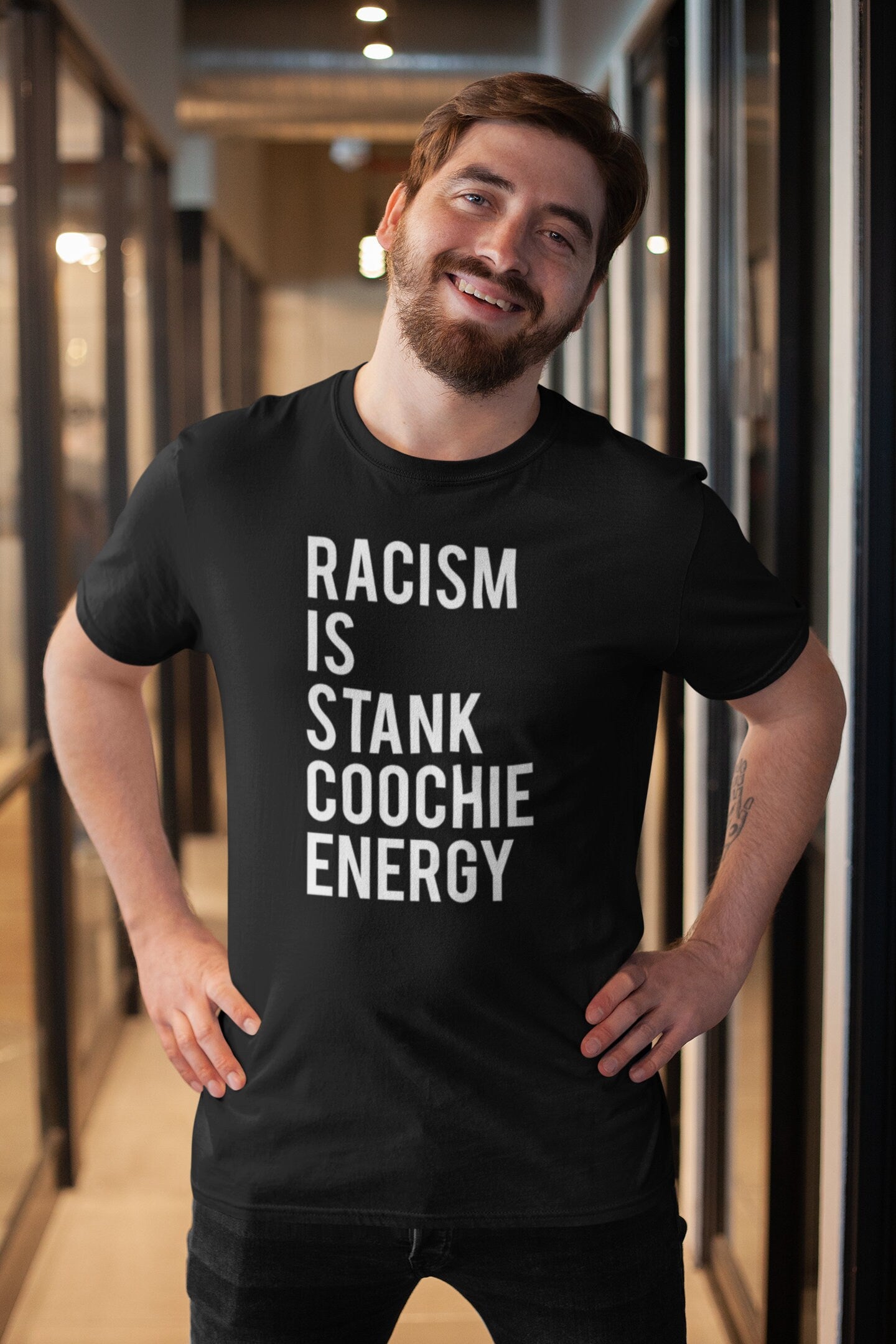 Racism is Stank Coochie Energy Shirt, Racism tee shirt, Fight Racism, Racism is a Virus Racist shirt