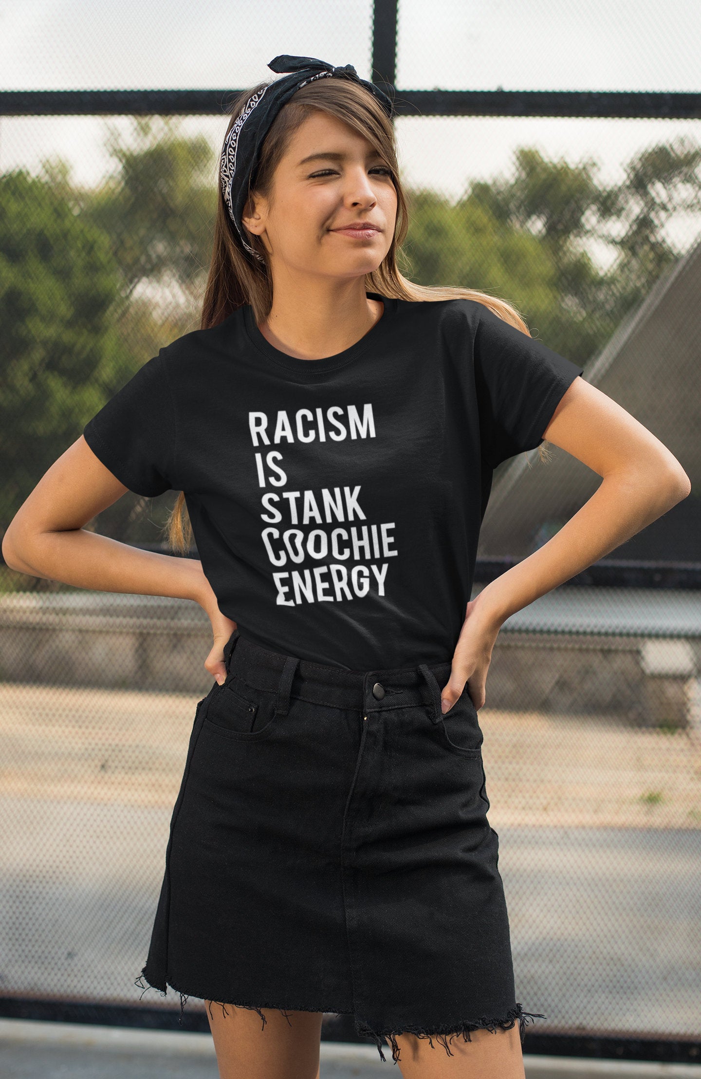 Racism is Stank Coochie Energy Shirt, Racism tee shirt, Fight Racism, Racism is a Virus Racist shirt