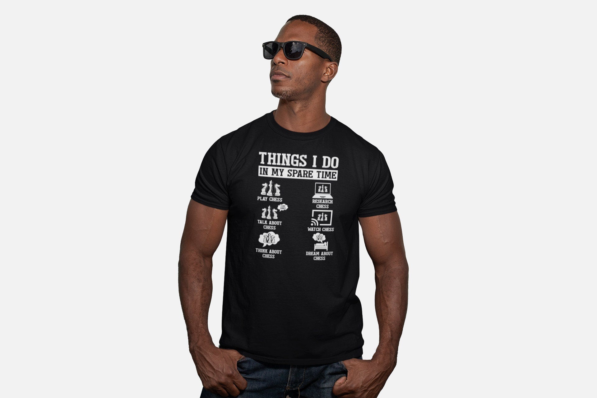 Things I Do In My Spare Time Chess Shirt, Chess Player Gift, Chess Tournament Shirt