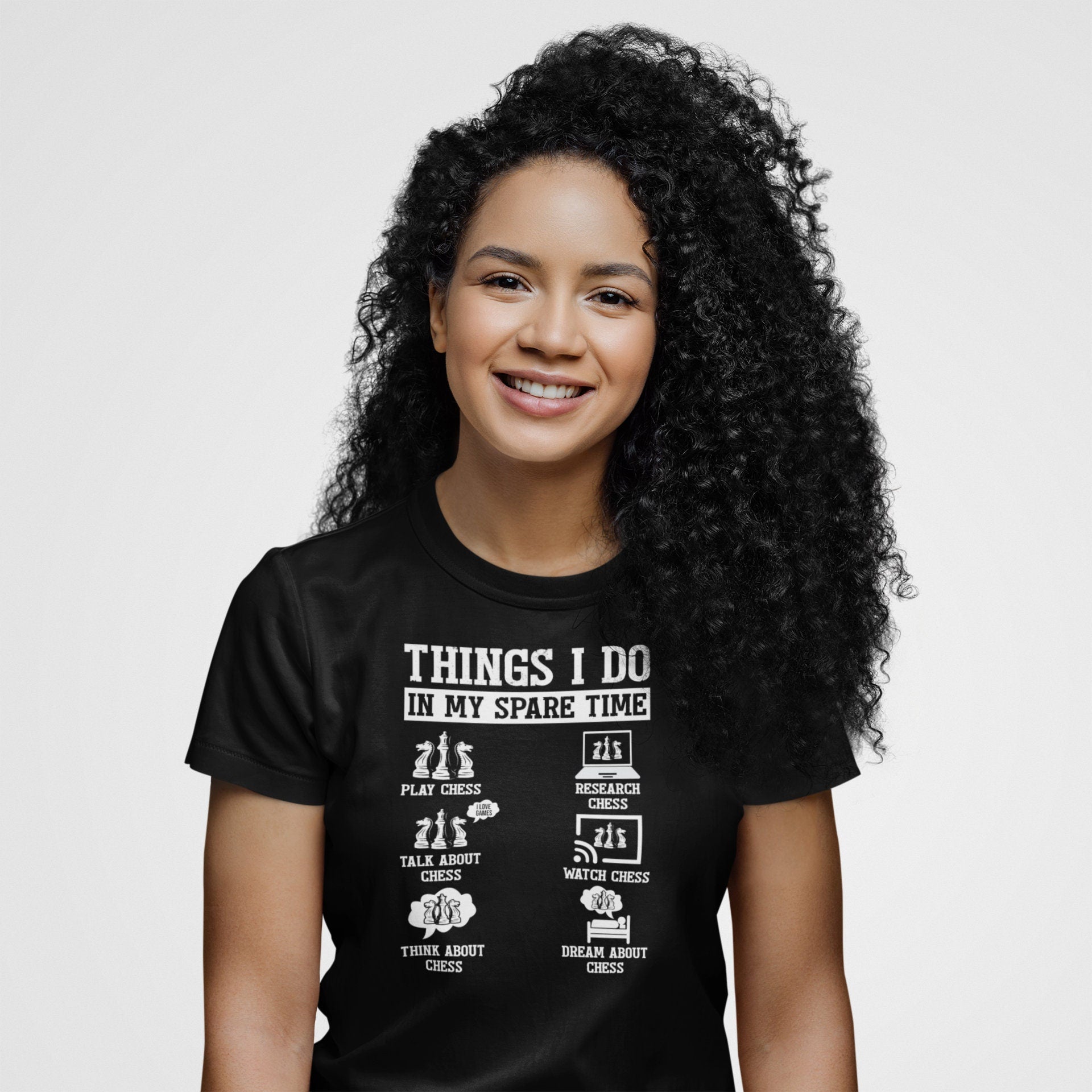 Things I Do In My Spare Time Chess Shirt, Chess Player Gift, Chess Tournament Shirt