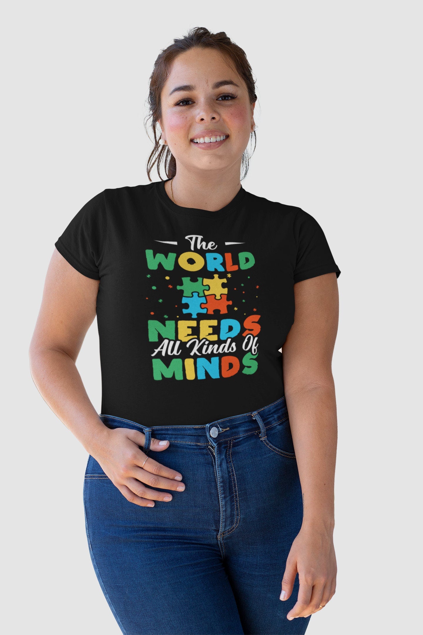 The World Needs All Kind Of Mind Shirt, Autism Awareness Shirt, Autistic Support Shirt, Autism Acceptance