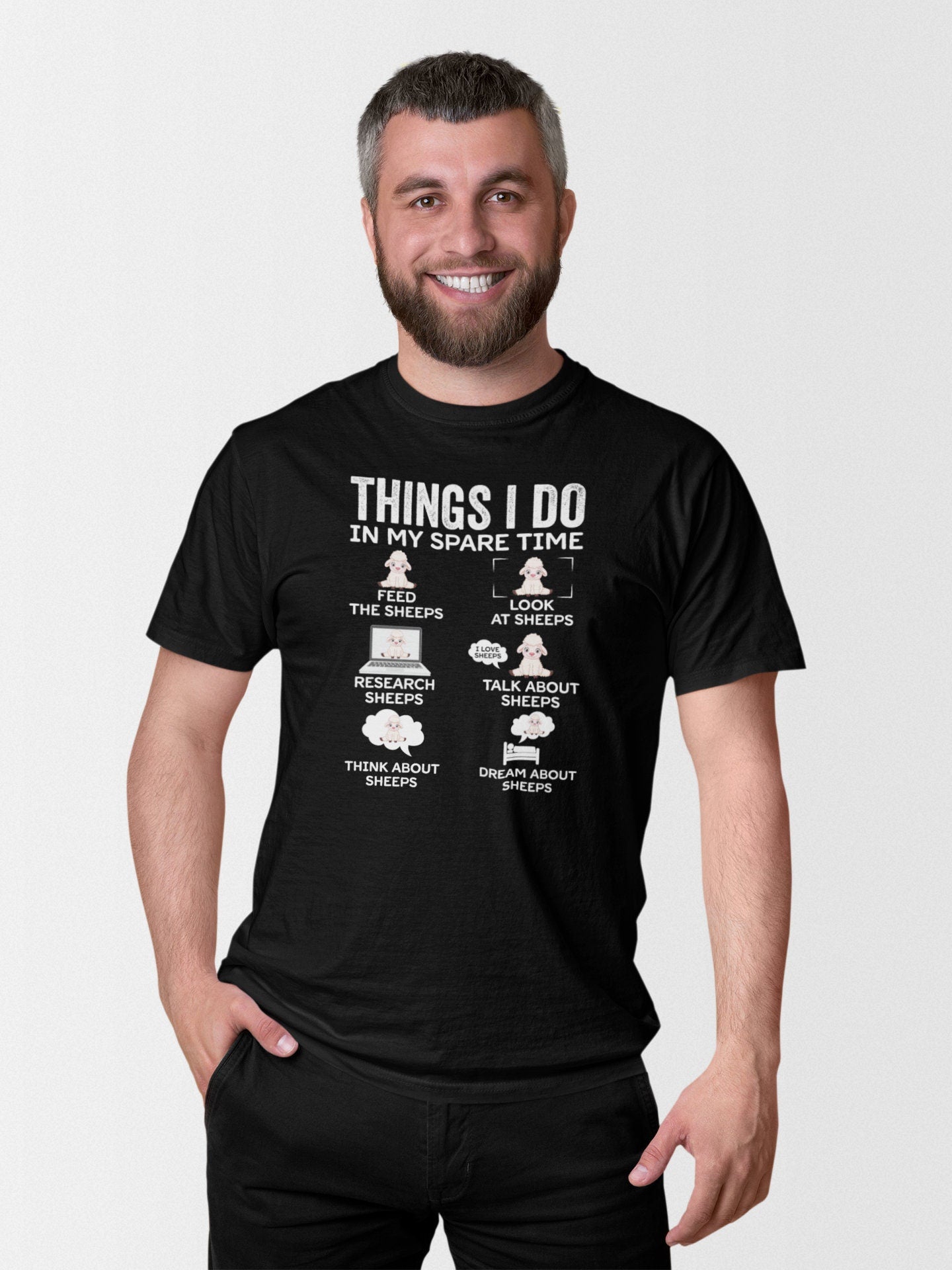 Things I Do In My Spare Time Shirt, Funny Sheep Shirt, Sheep Owner Shirt, Sheep Farmer Shirt