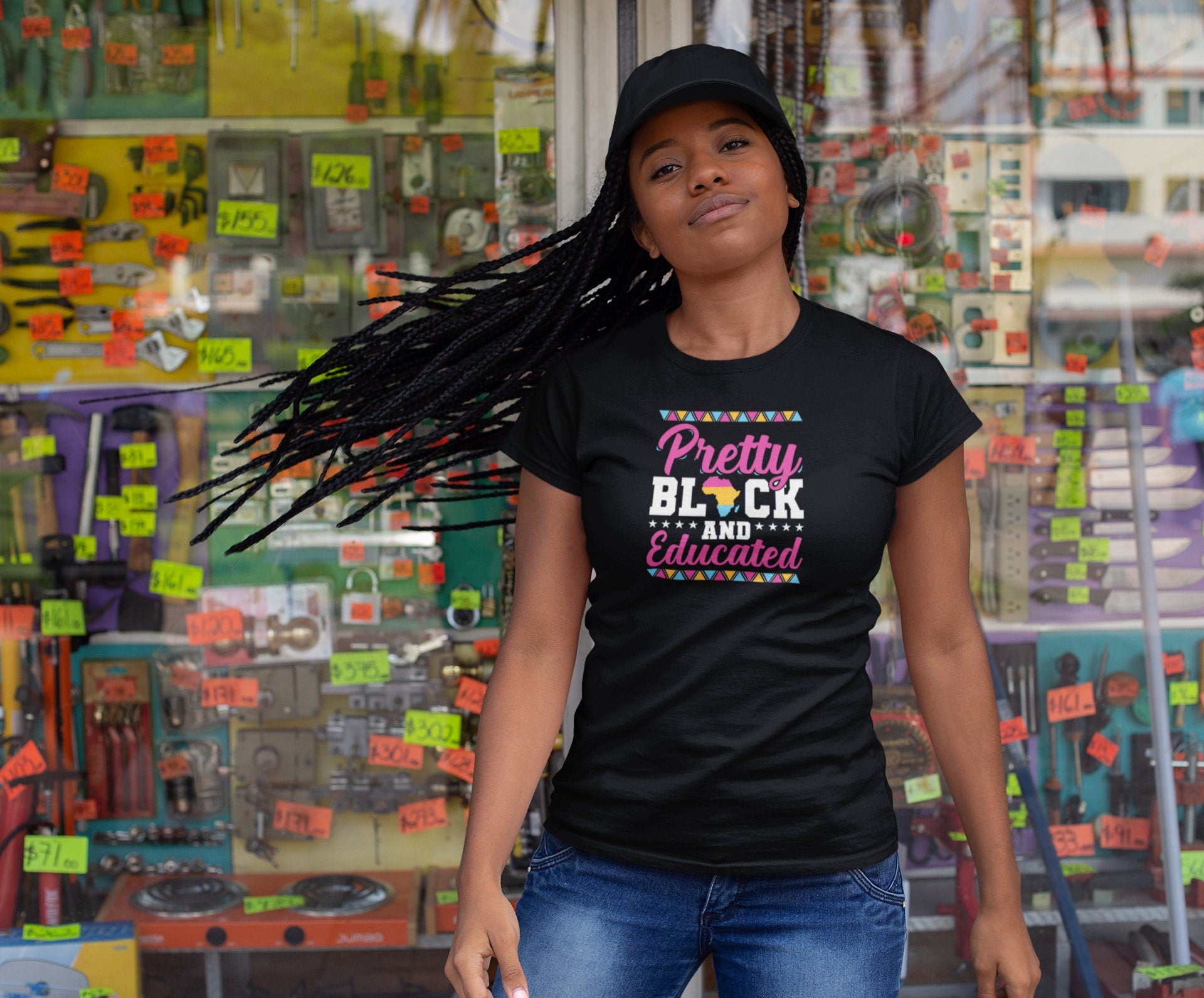 Pretty Black And Educated Shirt, Sassy Black Shirt, Black Lives Matter Shirt, Black History Month